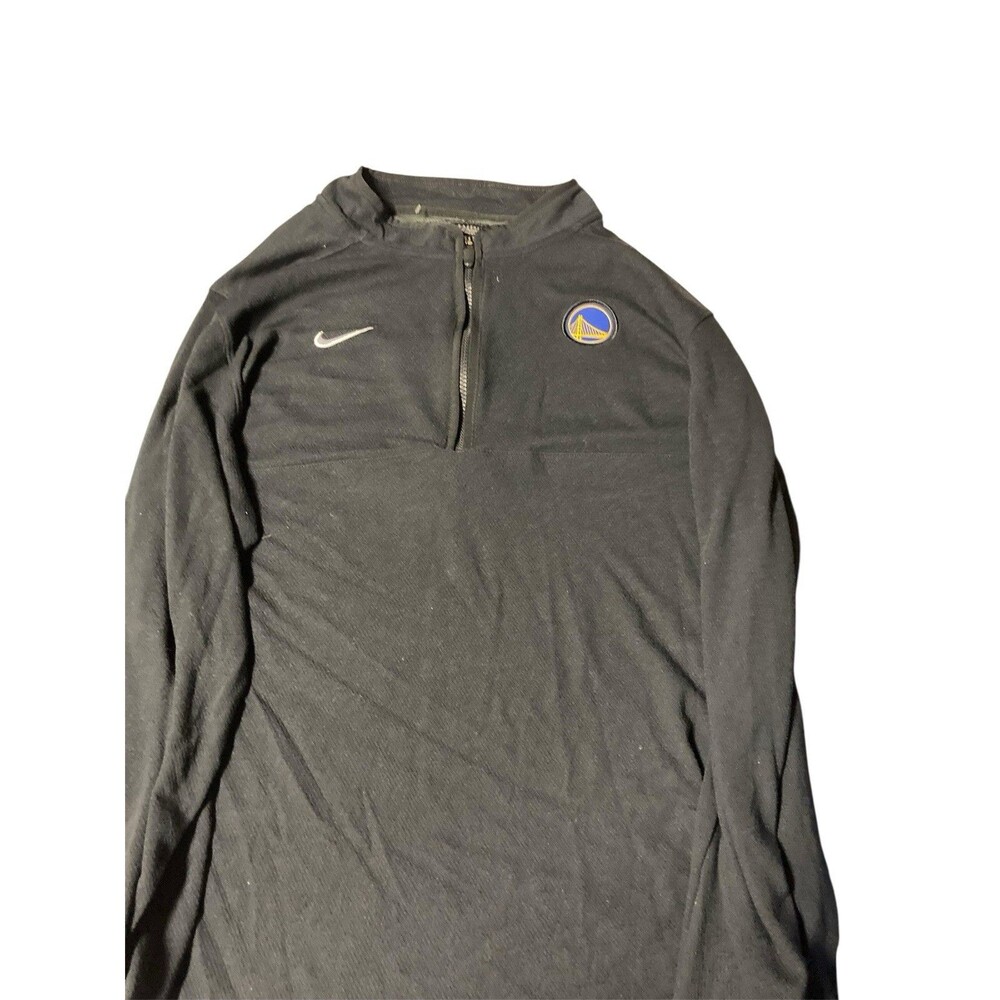 Nike Men’s 3XL Golden State Warriors Black Half Zip Pullover Long Sleeve Shirt